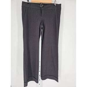 Space Girls Women's Gray Mid Rise Hook Closer Blended Fiber Pant Size 11